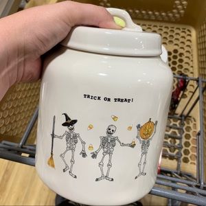 Rae Dunn Halloween Trick or Treat Canister